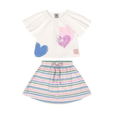 Imagem de Conjunto Blusa Saia Short Quimby-Feminino