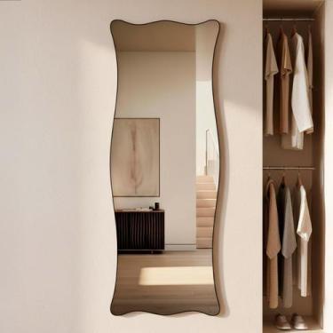 Imagem de Espelho De Chão Corpo Inteiro Grande 70x170cm Mod. Paris - REI DOS VID