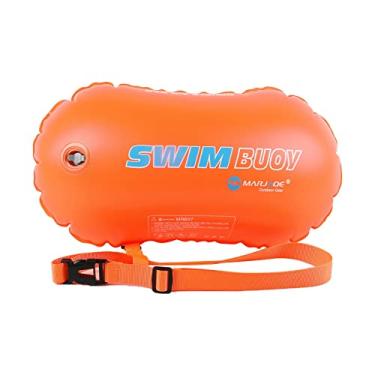 Imagem de Almencla Bóia de natação, Bóia de natação, Bóia de segurança com cintura ajustável para natação em águas abertas, treinamento de natação seguro, triatleta,