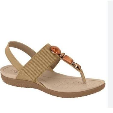 Imagem de Sandalia Feminina Modare Ortopedica Fascite Elastico Pedras Ref: 7125.247-Feminino
