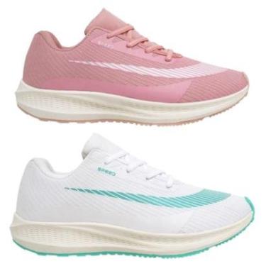 Imagem de Kit 2 Pares Tênis Speed Unissex Moda Fitness Treino Academia Caminhada Corrida-Unissex