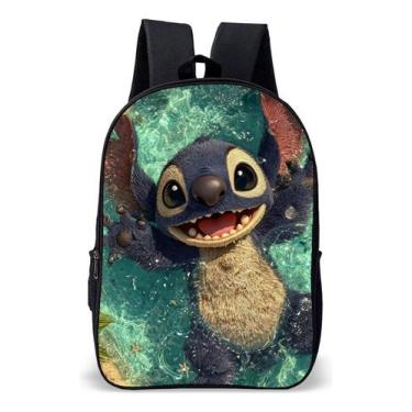 Imagem de Mochila Infantil Escolar Simples Novidade Ohana Lilo Familia - Use Thu
