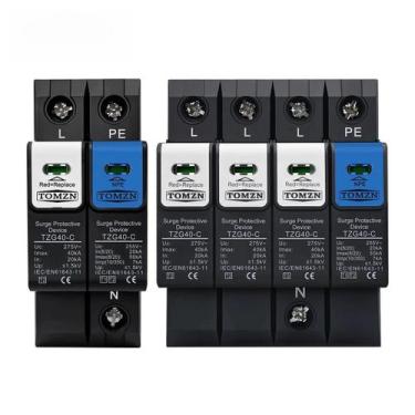 Imagem de Dispositivo De Proteção Contra Surtos (SPD) 20-50kA 230V AC Plugável T