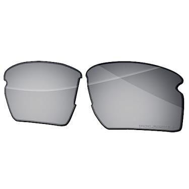 Imagem de Ensky Lentes de reposição HardyShield para óculos de sol Oakley Flak 2.0 XL OO9188 59 mm - Silver Moon