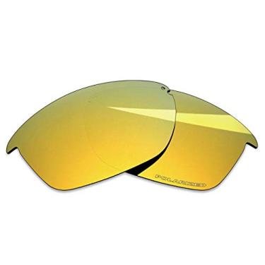 Imagem de BLAZERBUCK Lentes de reposição polarizadas para óculos de sol Oakley Unstoppable OO9191, Ouro 24k polarizado, 0