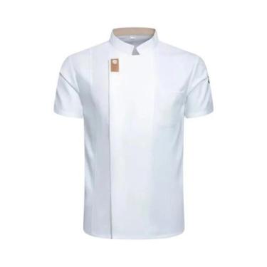 Imagem de Roupas De Trabalho Para Chef Profissional, Camisa De Cozinha, Uniforme
