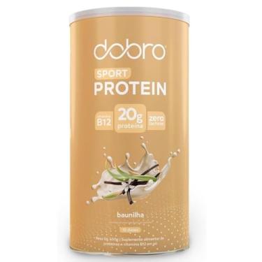 Imagem de DOBRO Sport Protein sabor Baunilha 450g | com Vitamina B12 zero Lactose |DEPARTMENT STORE (BAUNILHA)