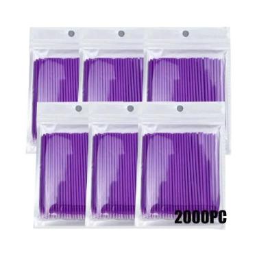 Imagem de Cotonetes Microbrush Para Extensão De Cílios, 300/2000 Unidades, Ferra