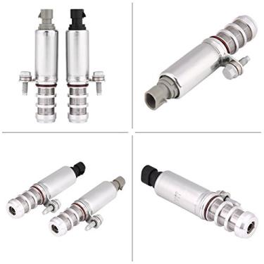 Imagem de ZJchao Válvula Solenóide do Atuador de Posição da árvore de Cames de Admissão e Exaustão Adequada para Adequada para, par de Prata Em Aço Inoxidável, para LACROSSE REGAL VERANO TERRAIN