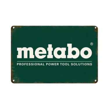 Imagem de Placa De Metal Retrô Vintage Da Marca Stihl Para Decoração De Parede E