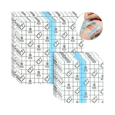 Imagem de Bandagens Adesivas Transparentes De PU Impermeáveis E Elásticas Descar