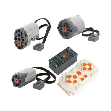 Imagem de Kit De Blocos De Construção Programáveis De 8 Velocidades Com Motor Se