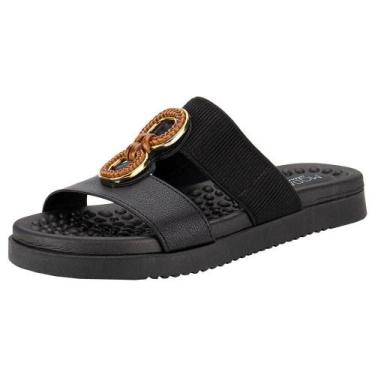 Imagem de Tamanco feminino flat modare - 7178107, Preto 01, 36