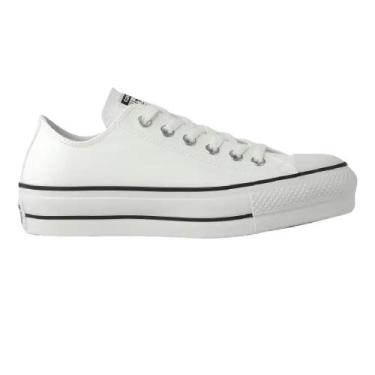 Imagem de Tenis all star chuck taylor lift ref ct0983 cano baixo, 35, Branco, Pr