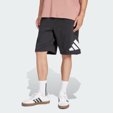 Imagem de Bermuda Adidas MH Boss Big Logo Preta e Branca, G