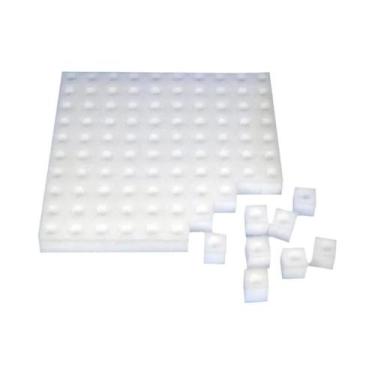 Imagem de 100 Peças De Esponjas Hidropônicas Para Cultivo De Mudas, Vasos E Band