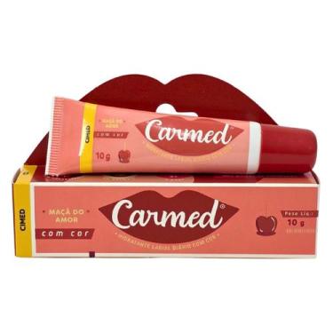 Imagem de Hidratante Labial Com Cor Maçã do Amor Carmed Cimed 10g