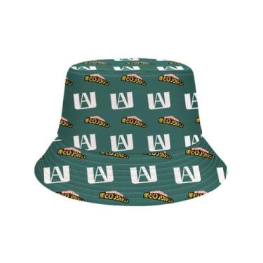 Imagem de Chapéu de balde My Heros Academias Anime unissex de 56 a 58 cm de poli