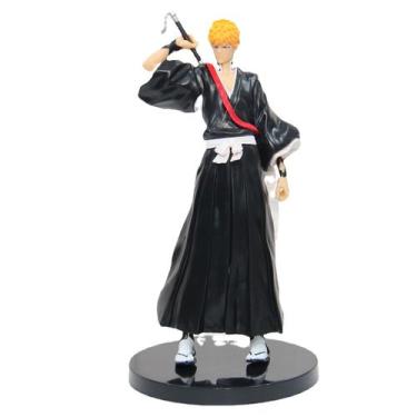 Imagem de Boneco de anime, modelo colecionável, Bleach Kurosaki Ichigo - yiweisa