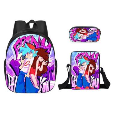 Imagem de Conjunto de mochilas Fridays Nights Anime School para crianças - Yiwei