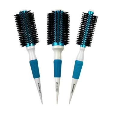 Imagem de Kit Escovas Térmicas Marco Boni 3 Tamanhos Profissional