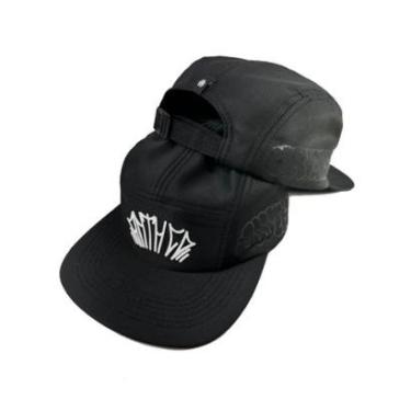 Imagem de Boné Anth Co Five Panel Pixo Tag Bomb Lateral Kalil Preto-Masculino