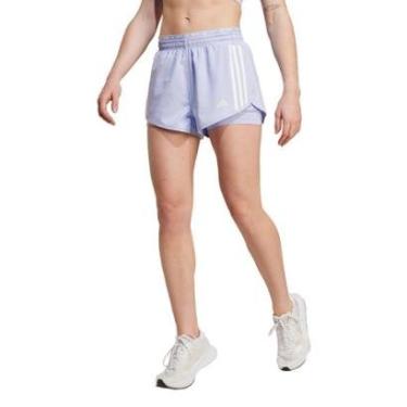 Imagem de Shorts 2 Em 1 Own The Run Três Listras Adidas-Feminino