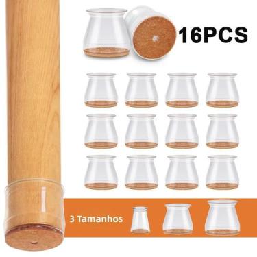 Imagem de Protetores De Pés De Cadeira Redondos De Silicone (16/24 Peças) Antide