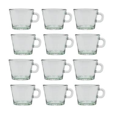 Imagem de Conjunto 12 Xícaras Café Chá Tango Vidro Class Home 187Ml