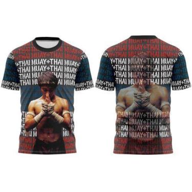 Imagem de Camiseta De Treino luta Muay Thai Camisa Lutador Competidor - 3F Sport