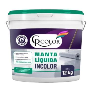 Imagem de Manta Líquida Incolor Impermeabilizante Pedra 8KGS OU 12KGS CRCOLOR, 1