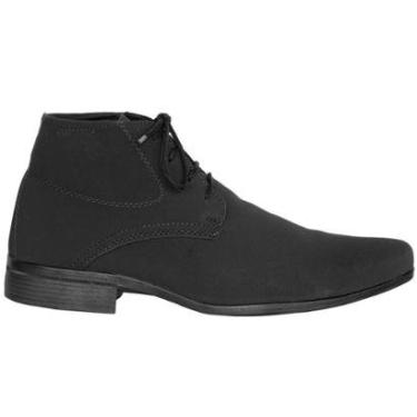 Imagem de Bota Masculina Casual Social Nobuck Design Moderno, Solado Antiderrapante e Conforto-Masculino