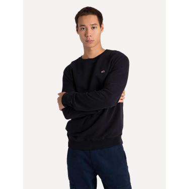 Imagem de Moletom Tommy Jeans Masculino Regular Crewneck Fleece Preto-Masculino