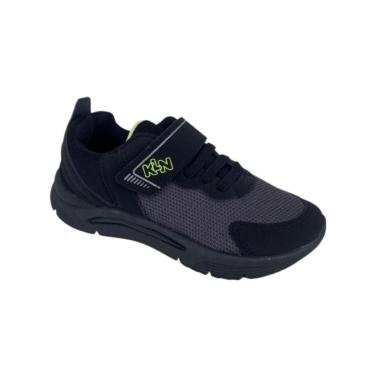 Imagem de Tênis Infantil Klin New Sport Preto Confortável Calce Fácil-Masculino