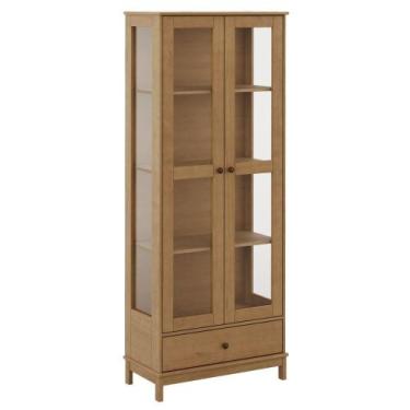 Imagem de Cristaleira Madeira Macica Taeda 200X80cm 1964 Festra - Milani Store, 