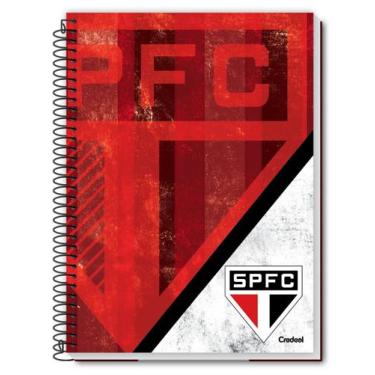 Imagem de Caderno 16 Materias São Paulo SPFC 256 Folhas Credeal, 4