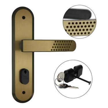 Imagem de Fechadura Externa Stam Universal Trinco Reversível Madeira O - Congrat