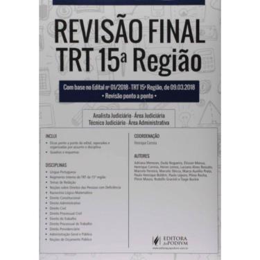 Imagem de Revisao Final - Trt 15 Regiao - Juspodivm