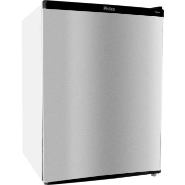 Imagem de Frigobar Philco PFG85PL 67L Classe a Compacto com Compartimento Extra Frio Porta Reversível Prata 110V