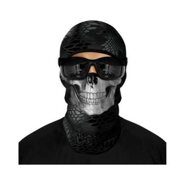 Imagem de Máscara De Ciclismo Masculina Com Estampa De Caveira Para Halloween, R