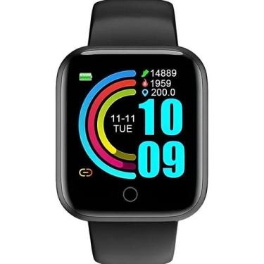 Imagem de Relogio Smartwatch Digital Masculino e Feminino Bluetooth Ios Android 