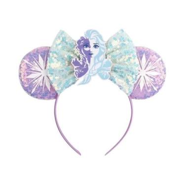 Imagem de Acessórios De Cabelo Para Crianças E Mulheres, Tiara De Olaf E Elsa Do
