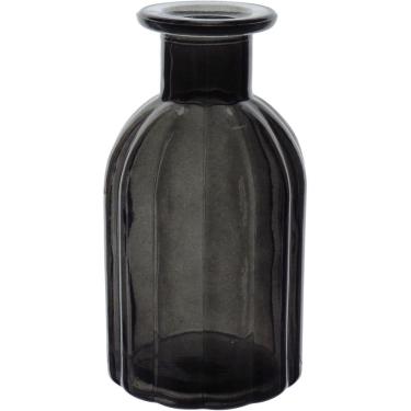 Imagem de VASO DECORATIVO ENFEITE PLANTA GARRAFA VIDRO 10x5x5cm FUME