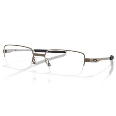 Imagem de Óculos De Grau Oakley Foil RQ 0.5 Pewter OX3100 02-57, Pewter, 57