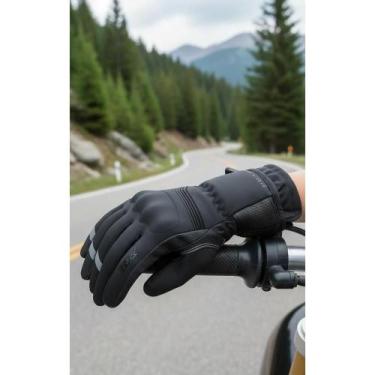 Imagem de Luva Moto Impermeável Cano Longo Preto 3G - Congratulations Store