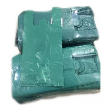 Imagem de Kit Sacola Plástica Reciclada 3 Tamanhos 30X40 40X50 45X60 para Transporte de Mercadorias com Fundo Fechado Reforçado