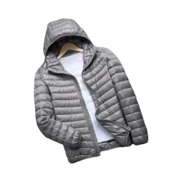Imagem de Jaqueta Masculina Slim Fit Com Capuz, Super Leve E Quente, Casaco De M