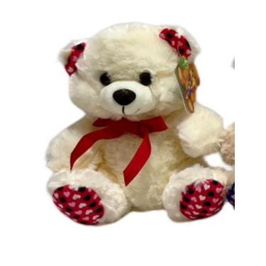 Imagem de Urso de Pelúcia com Laço FE7029 - Fizzy, Creme
