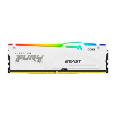Imagem de Memória RAM Kingston Fury Beast, RGB, 16GB, 6000MT/s, DDR5, CL30, DIMM