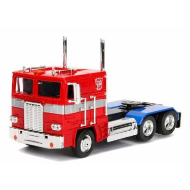 Imagem de Caminhão Transformers Autobot Optimus Prime Jada 1/24, Vermelho